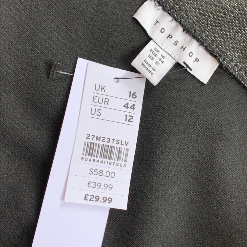 Topshop bengaline ruched mini skirt - Picture 5 of 5